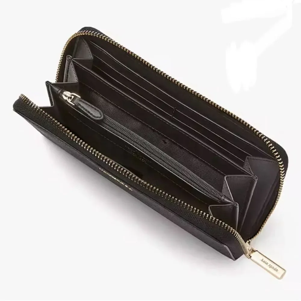 Kate Spade Glimmer Boxed Large Continental Wallet Bag Purse